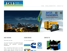 Tablet Screenshot of generatorstanzania.com